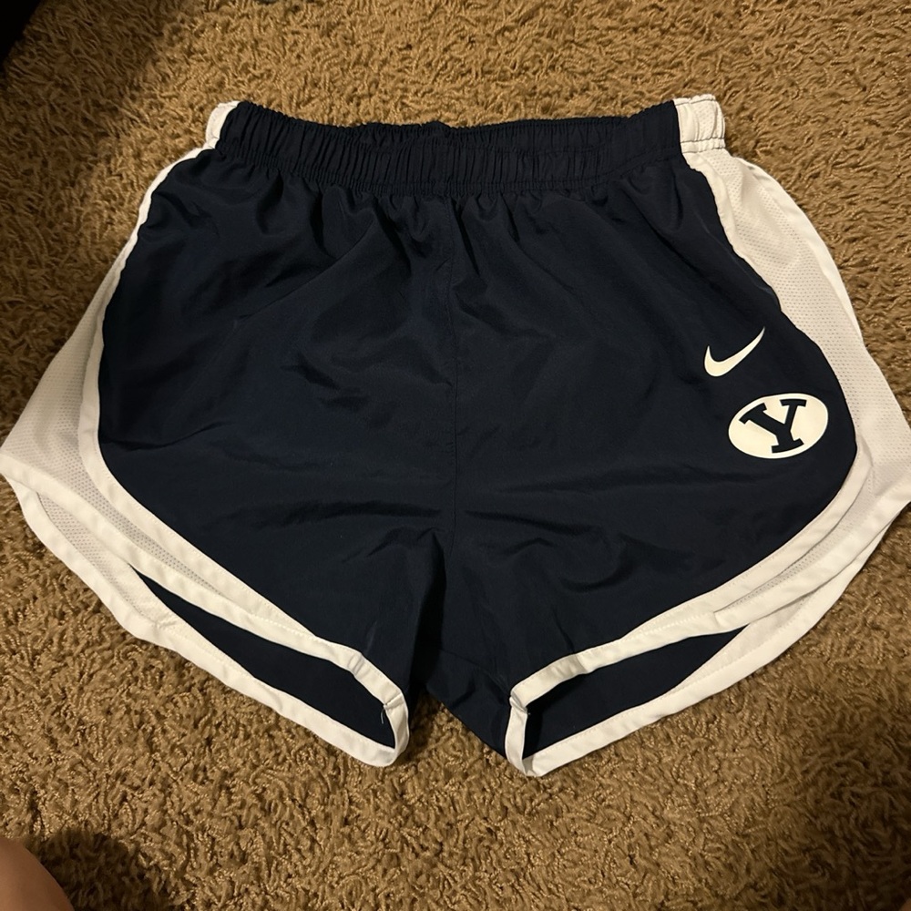 BYU Nike women’s running shorts. Size medium